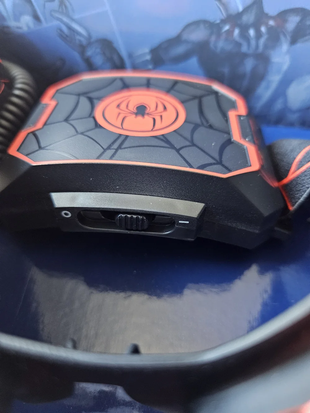 Marvel Miles Morales Red Goggles with Digital Expressions